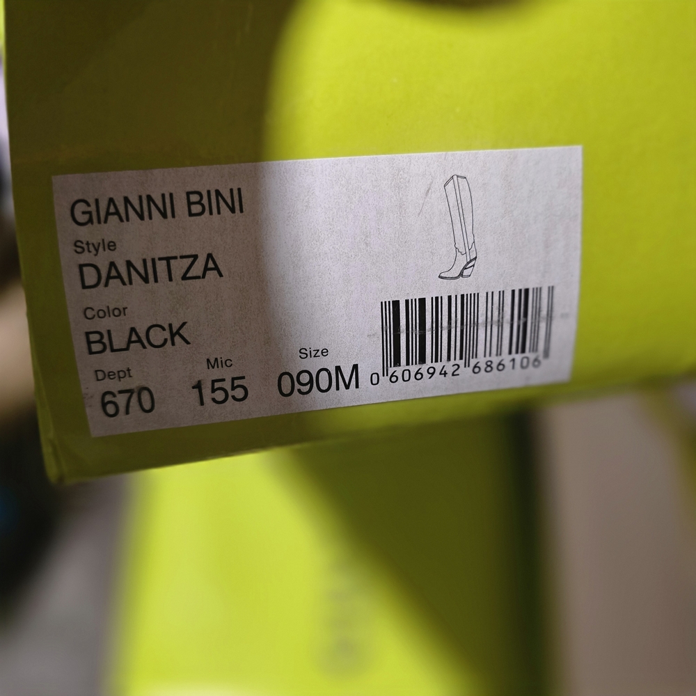 Gianni Bini Black Danitza Boots